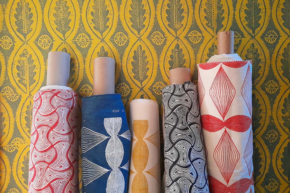 Hand Printed Fabric - Sarah Burns Patterns